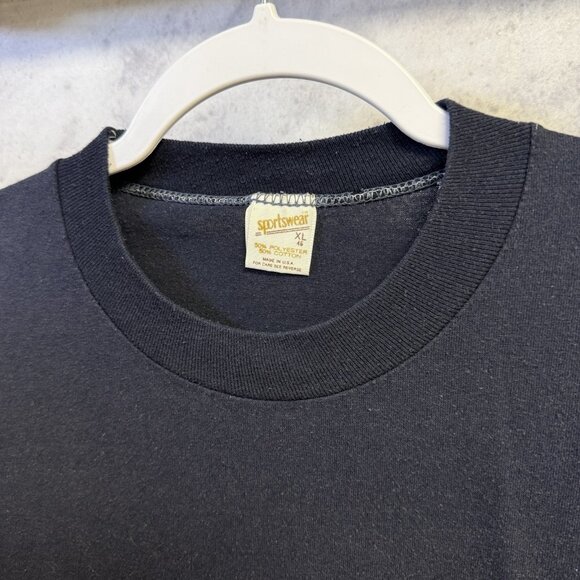 Vintage 80s Governor's School West T Shirt Mens XL 21x26 Blue USA - Picture 3 of 9